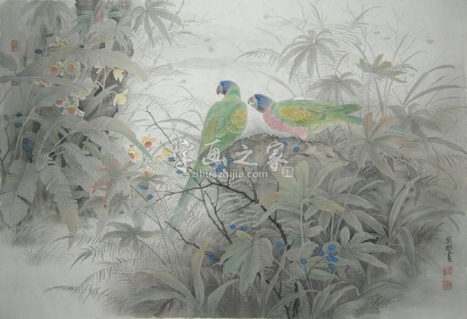 国画家刘刚字画之家