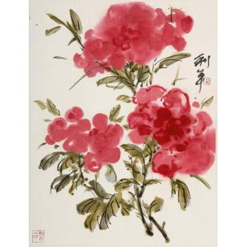 郑利平国画花鸟春风丽人字画之家