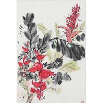 郑利平国画花鸟娇媚天堂字画之家