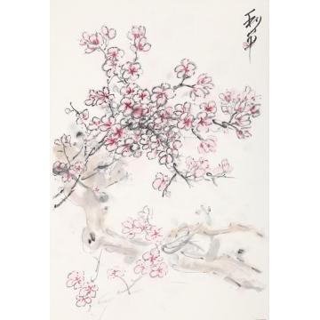 郑利平国画花鸟李青莲酒透字画之家