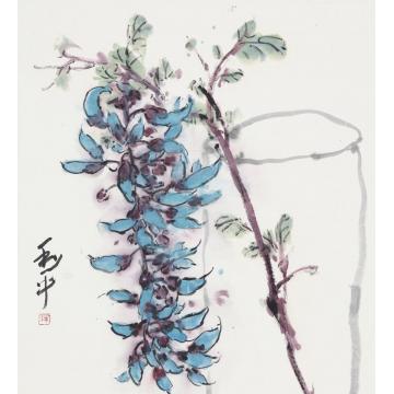郑利平国画花鸟美玉串字画之家
