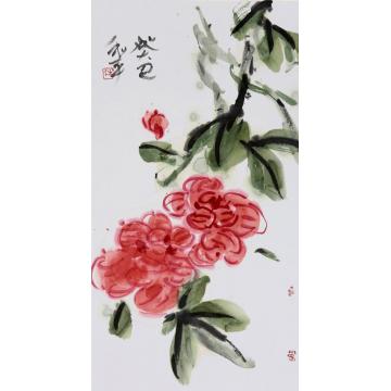 郑利平国画花鸟尽朝晖字画之家