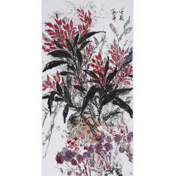 郑利平国画花鸟热带芳卉字画之家