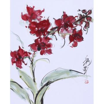 郑利平国画花鸟华气催诗字画之家