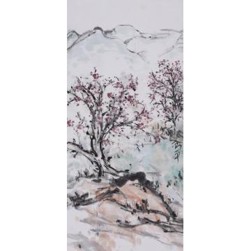郑利平国画花鸟数烂漫春色 还看象窝字画之家