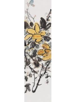 郑利平国画花鸟蔷薇字画之家