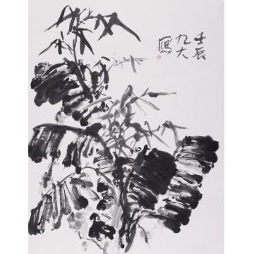 郑利平国画花鸟僧笔禅意字画之家