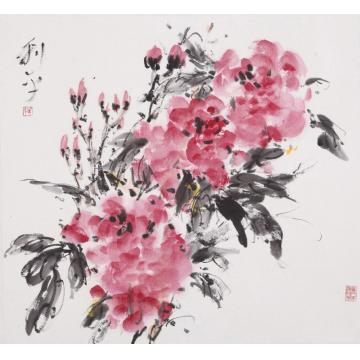 郑利平国画花鸟牡丹字画之家