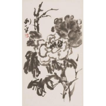 郑利平国画花鸟牡丹小品字画之家
