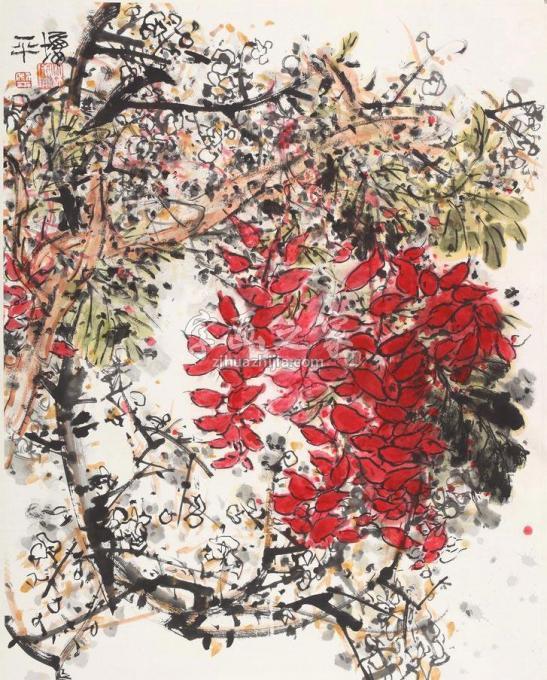 国画家郑利平字画之家