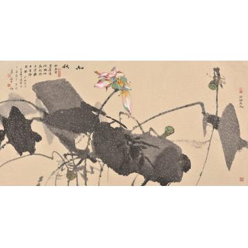 肖振中国画花鸟知秋字画之家