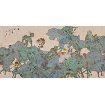 肖振中国画花鸟夏夜字画之家