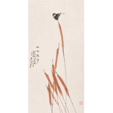 肖振中国画花鸟秋风起兮字画之家