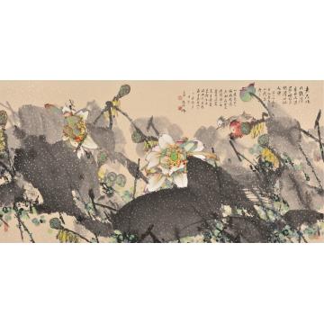 肖振中国画花鸟素花非凡 艳福香字画之家