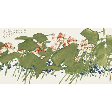 肖振中国画花鸟愿托华池边字画之家