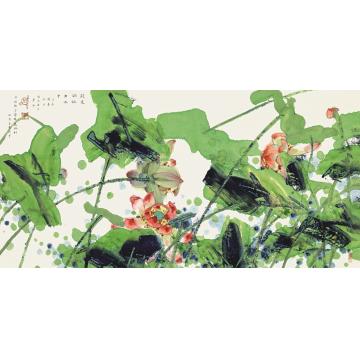 肖振中国画花鸟疑似香妃出水中字画之家