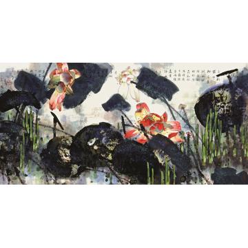 肖振中国画花鸟香满汀州字画之家