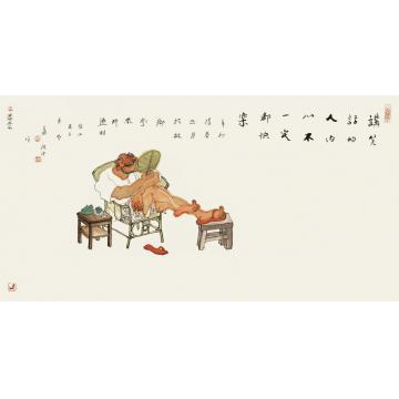 肖振中国画人物笑话字画之家