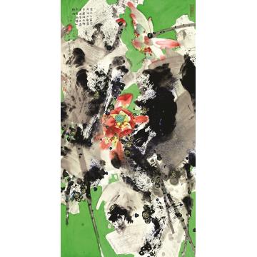 肖振中国画花鸟别有池塘一种幽字画之家