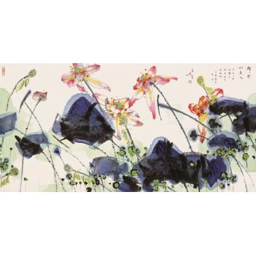 肖振中国画花鸟灼灼然如美人字画之家