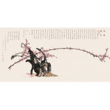 肖振中国画花鸟病梅馆记字画之家