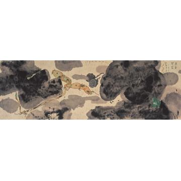 肖振中国画花鸟来年花发字画之家
