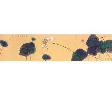 肖振中国画花鸟江南少许地 年年情不穷字画之家