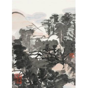 萧海春国画花鸟色墨系列二字画之家