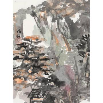 萧海春国画山水色墨系列四字画之家