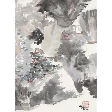 萧海春国画山水色墨系列十一字画之家