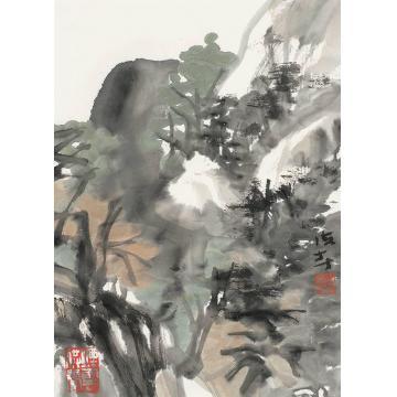 萧海春国画山水古诗意册七字画之家