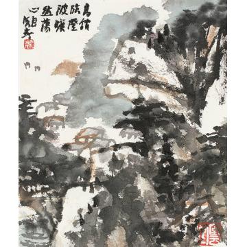 萧海春国画山水古诗意册十一字画之家