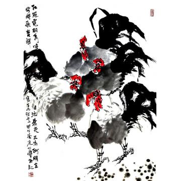 张志灵国画花鸟安时歌吉祥字画之家