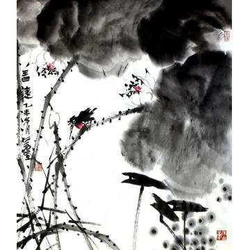 张志灵国画花鸟香远字画之家