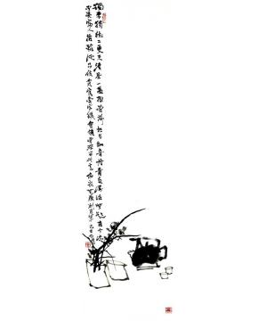 张志灵国画花鸟清赏图字画之家