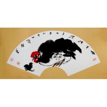 张志灵国画花鸟母子情深字画之家