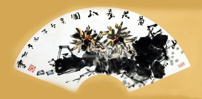 国画家张志灵字画之家