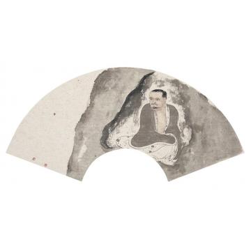 苏涛国画人物佛性天真之四十四字画之家