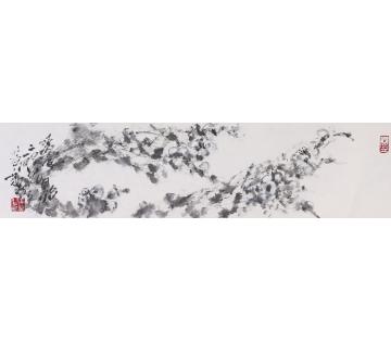 黄茜国画花鸟清风花影字画之家
