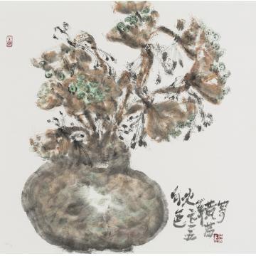 黄茜国画花鸟秋色字画之家