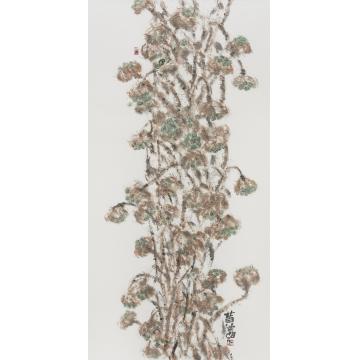 黄茜国画花鸟莲蓬字画之家