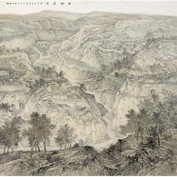徐卫国国画山水古塬厚土字画之家