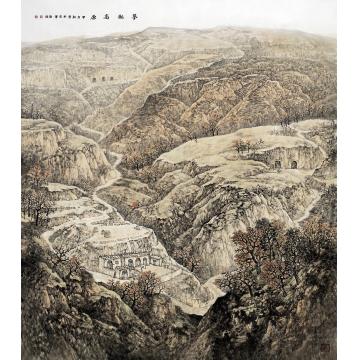 徐卫国国画山水梦起高原字画之家