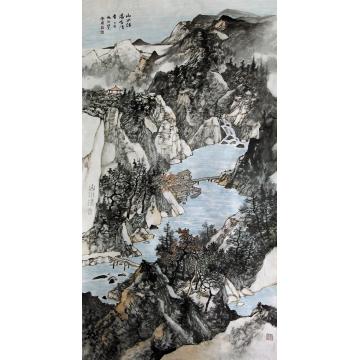 徐卫国国画山水山水佳处有清音字画之家