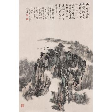 胡科丰国画山水黛壁玄字画之家