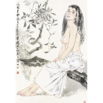 王根生国画人物沉醉东风字画之家