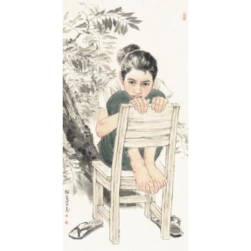 王根生国画人物绿树字画之家