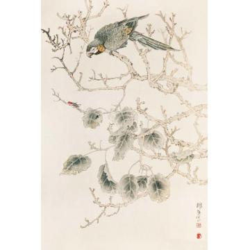 王根生国画花鸟鹦鹉字画之家