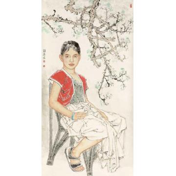 王根生国画人物梅花仕女字画之家