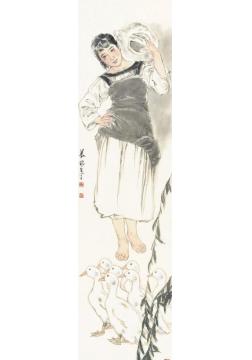 王根生国画人物晨字画之家